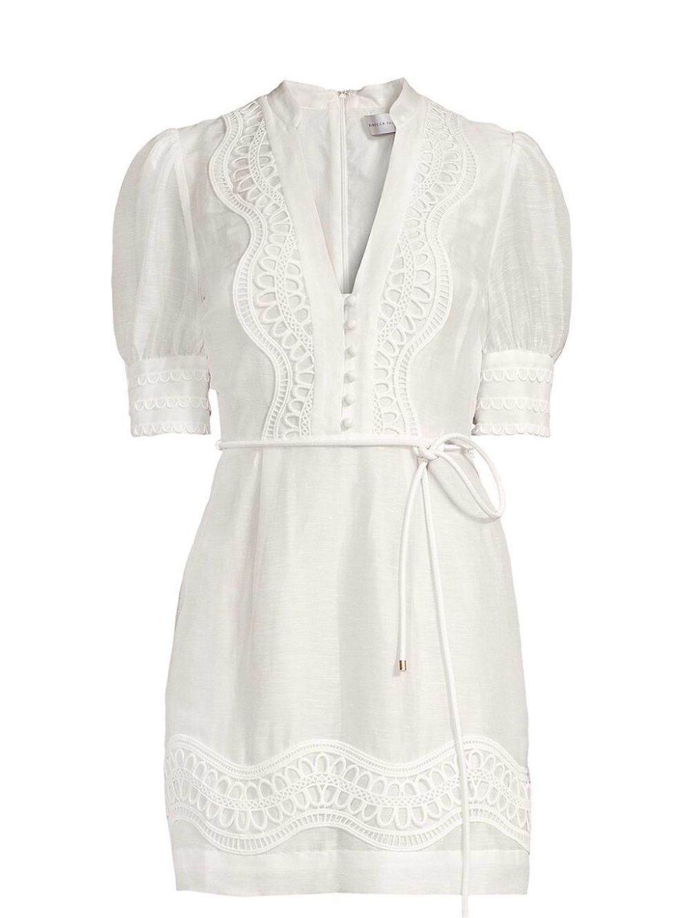 Rebecca Vallence Julieta Linen Silk Dress